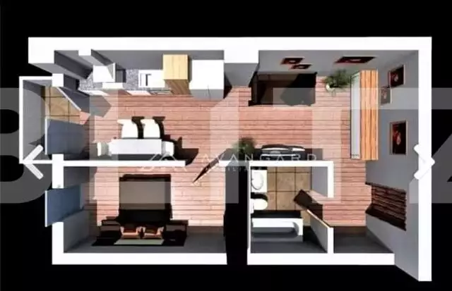 Apartament 2 camere, etaj intermediar, zona Corneliu Coposu