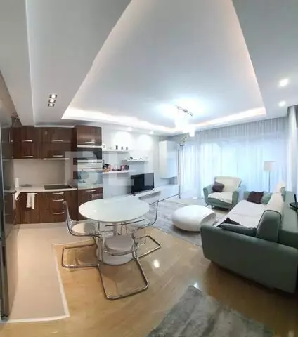 Apartament de 3 camere, 61 mp, 2 balcoane, mobilat utilat lux, zona Mircea Eliade
