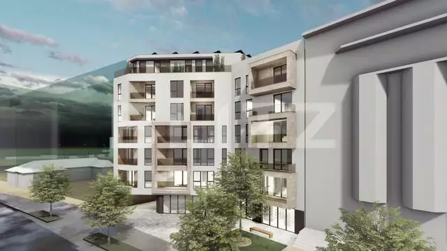 Proiect nou! Apartament 2 camere, 52.45 mp etaj intermediar in zona Centrala