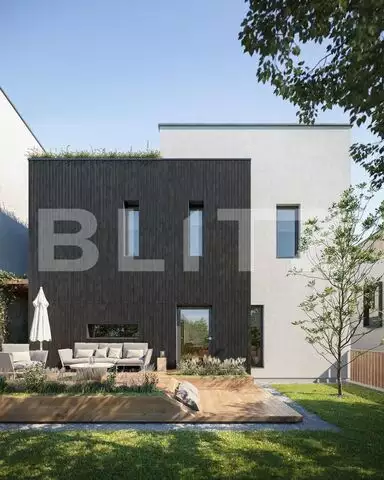 Case pasive SMART HOUSE - 195 mp, curte 350 mp, cartier Borhanci