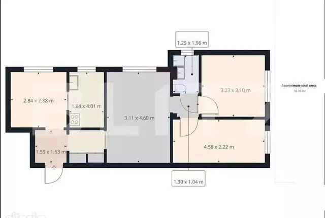 Apartament cu 4 camere, utilat/mobilat, cu garaj zona Big