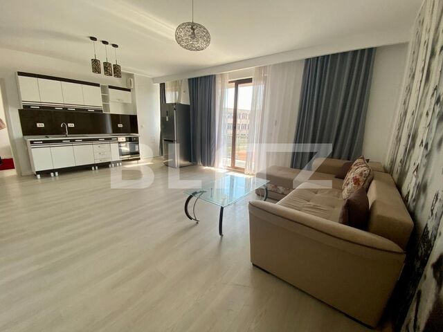 Apartament de 2 camere, 61 mp, terasa 52 mp, Complexul Riviera Luxury