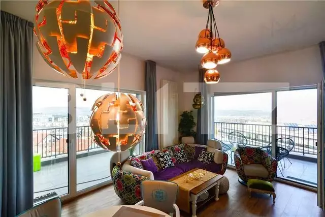 Penthouse 110 mp, terasa 100 mp, priveliste superba, zona Sophia Residence - PropertyBook