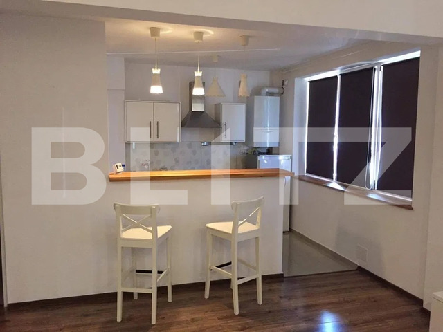 SUPER PRET! Apartament cu 1 camera, utilat si mobilat modern in bloc nou, 40 mp + parcare, zona Romul Ladea