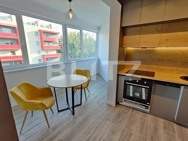 Apartament 1 camera modern LUX, incalzire in parsdoseala, etaj intermediar,SUD, 52 mp, zona Vivo