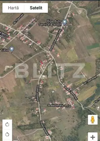 Teren cu casa veche, suprafata teren 981 mp, front de 11