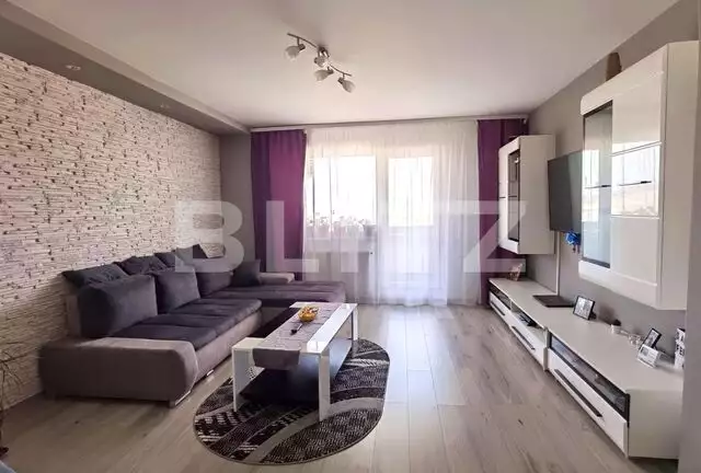 Apartament 2 camere, 61 mp, bloc nou, terasa de 14 mp, zona Aurel Vlaicu