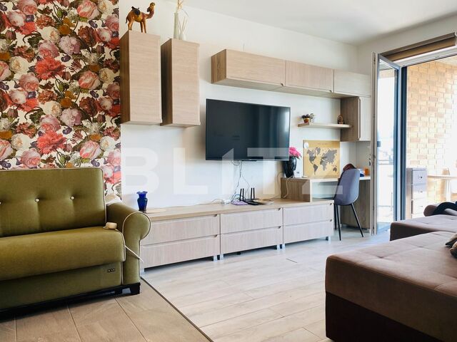 Apartament cu 2 camere, modern, garaj, AC, zona Grand Hotel Italia