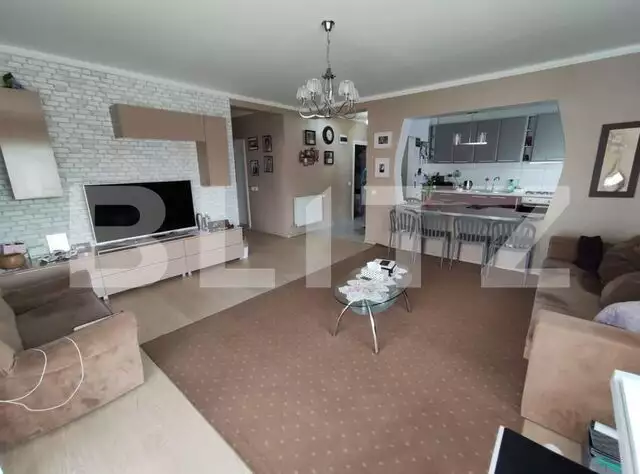 Apartament cochet de 3 camere semidecomandate, 81mp, priveliste superba! Zona Stejarului