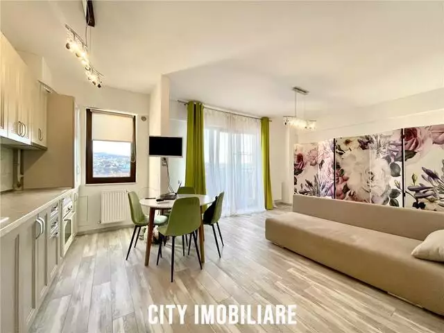 Apartament 1 camera, S- 38 mp + balcon,  Europa