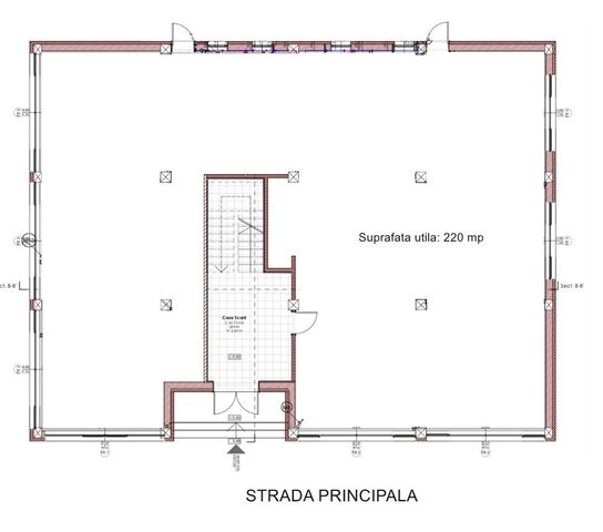Spatiu comercial (in CF), 247mp utili, 4 parcari, zona str. Fabricii