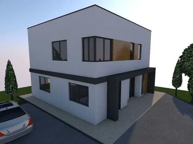 Casa noua unifamiliala, design modern, cu 465 mp teren in Europa