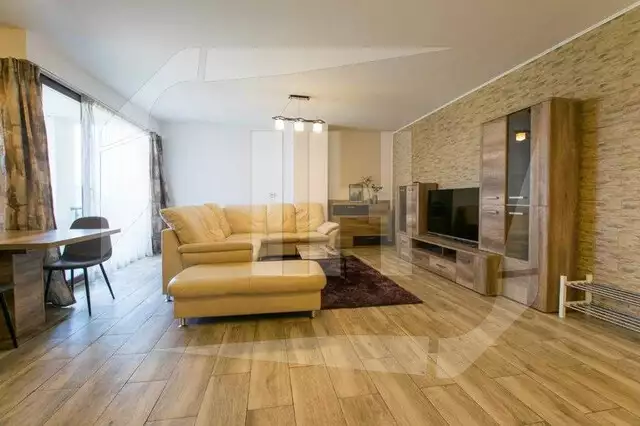 Apartament in zona Riviera, 100 de mp, 2 balcoane, complet mobilat si utilat