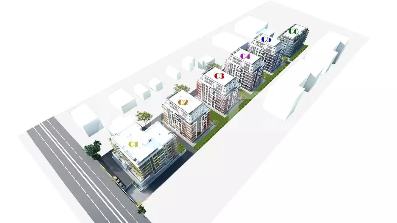 Apartament decomandat cu CF de 60 m2 cu terasa, bucatarie separata, cu priveliste , langa Vivo !