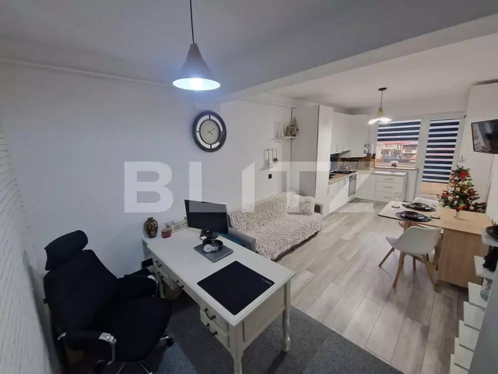 Aprtament mobilat si utilat, 2 camere, etaj intermediar, parcare in zona Terra