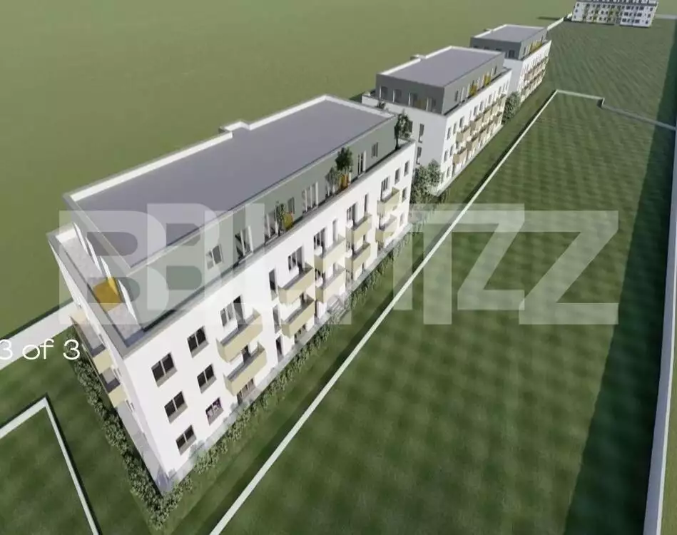 Apartament 2 camere, 54 mp, parcare, zona Terra