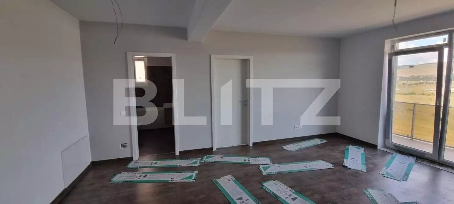 Apartament finisat 2 camere, 53 mp,incalzire in pardoseala, zona Terra!