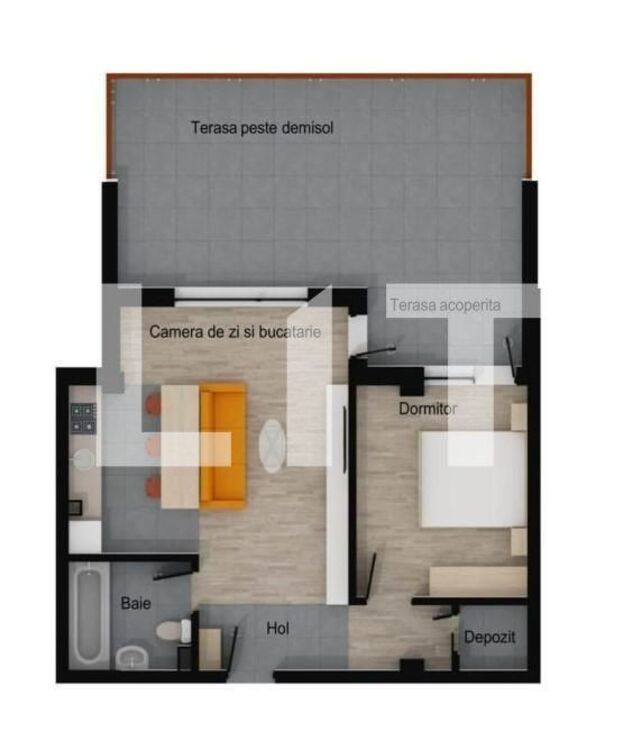 Apartament doua camere, 48 mp, zona Muzeul Apei - PropertyBook
