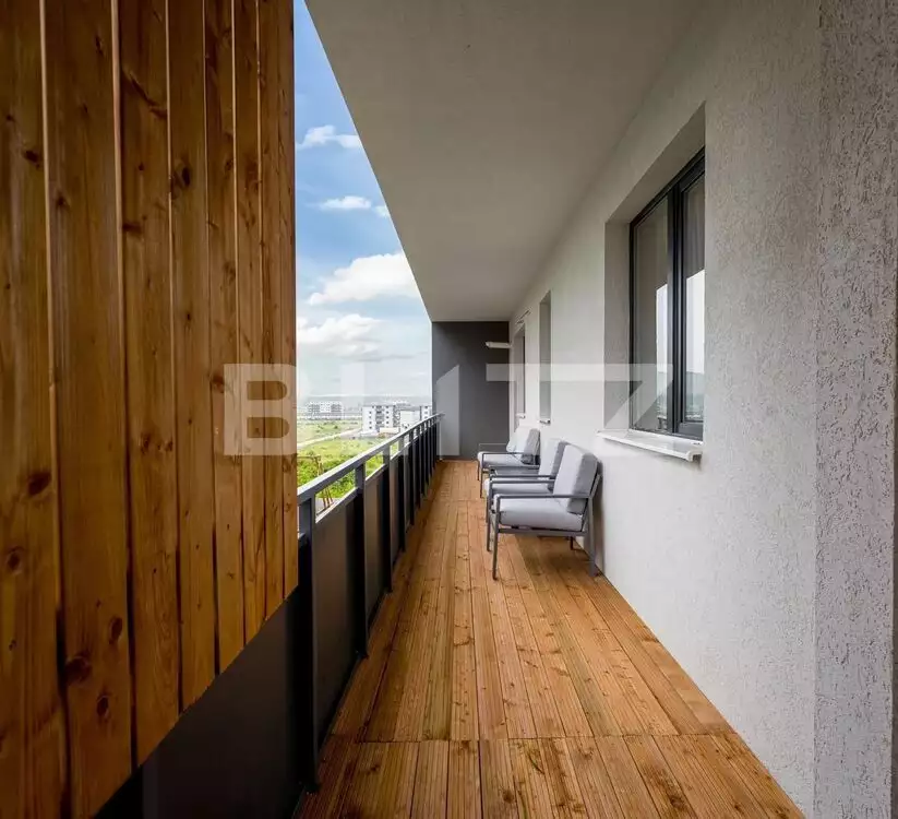 Apartament 3 camere, 58mp, terasa 24mp, parcare subterana, zona Terra