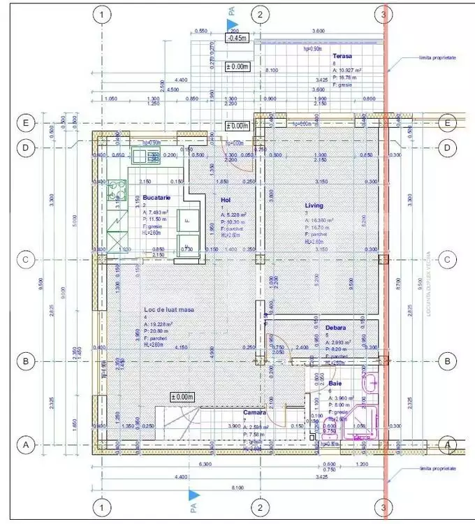 Duplex de vanzare pozitionare sud-vestica, 122 mp, teren 200 in zona strazii Somesului