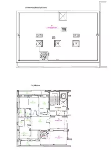 Penthouse Unic, 233 mp utili, 156 mp terasa circulabila , panorama! Zona VIVO! - PropertyBook