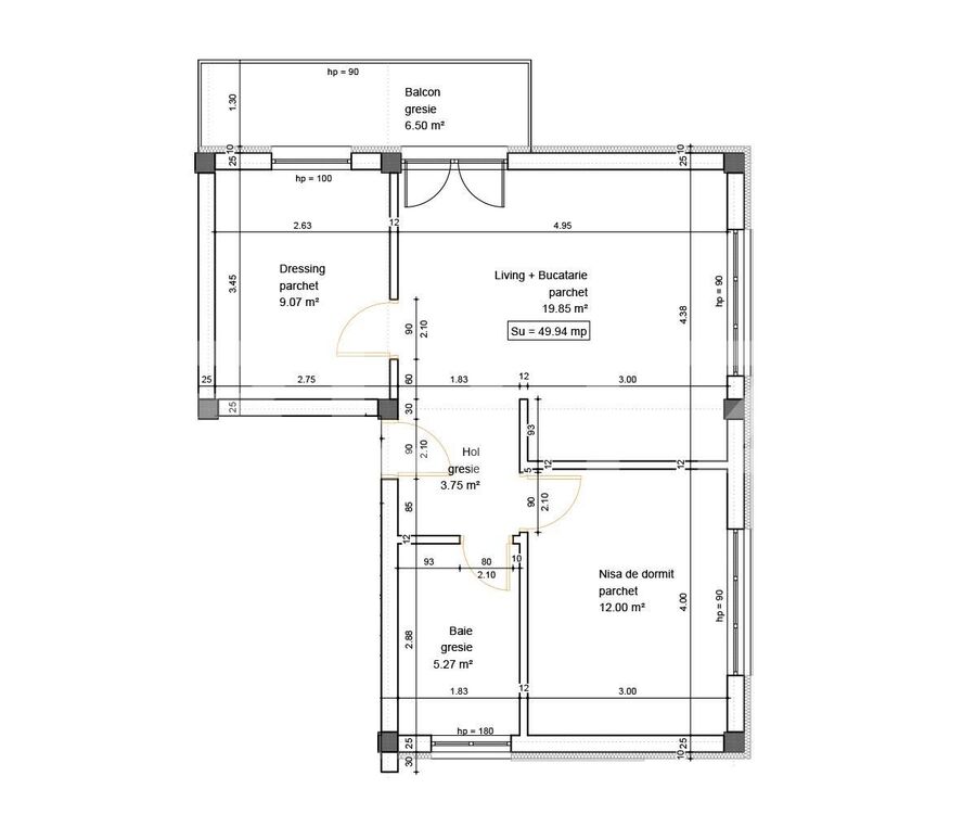Exclusivitate! 3 camere, 50 mp, finalizare octombrie 2021 - PropertyBook