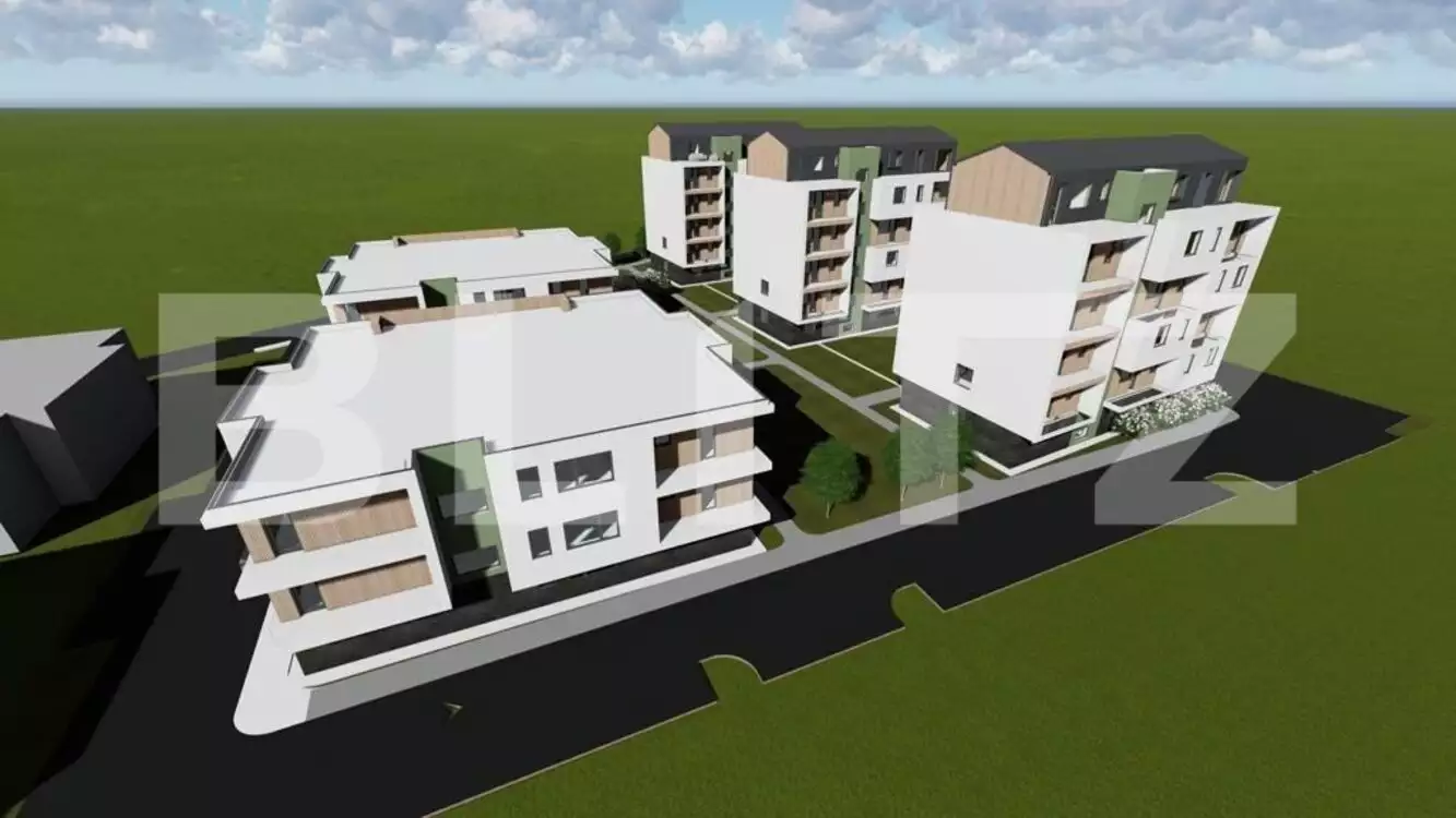 Apartament 2 camere semifinisat, garaj subteran, 54 mp utili, zona Somesului
