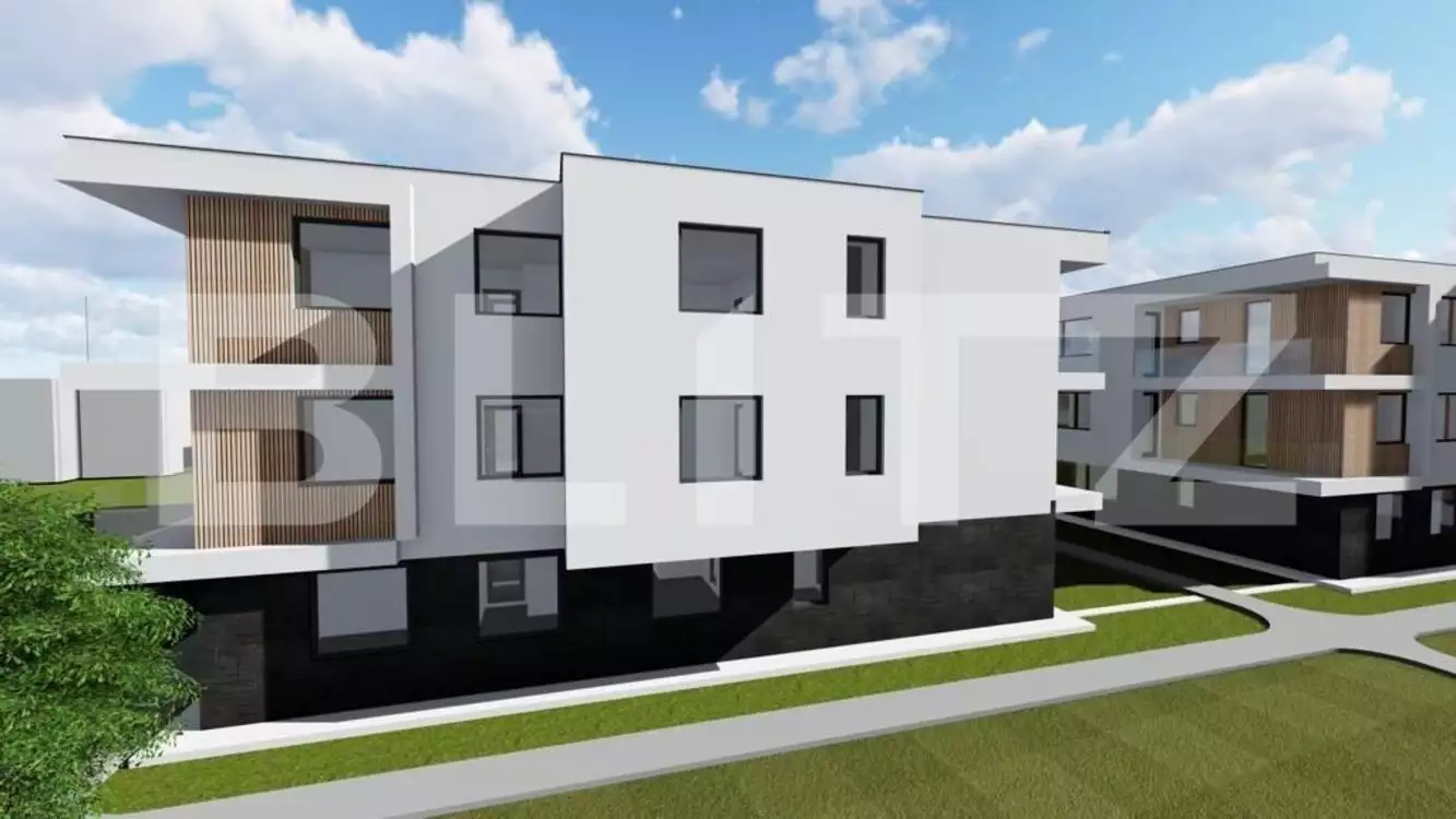 Apartament 2 camere semifinisat, garaj subteran, 54 mp utili, zona Somesului
