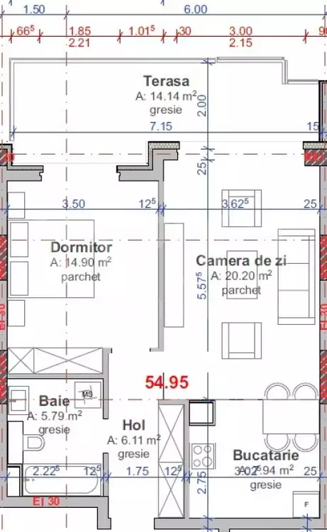 Se vinde apartament, 2 camere in Intre Lacuri - PropertyBook