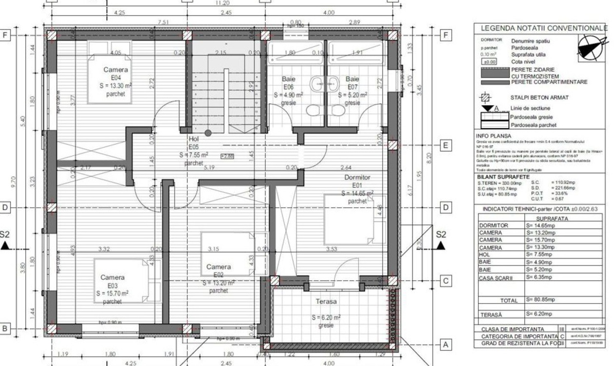 Vanzare casa, 4 camere, in Baciu, zona Centru